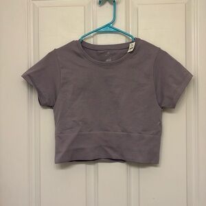 NWT OFFLINE By Aerie Sidewalk Seamless Cropped T-Shirt